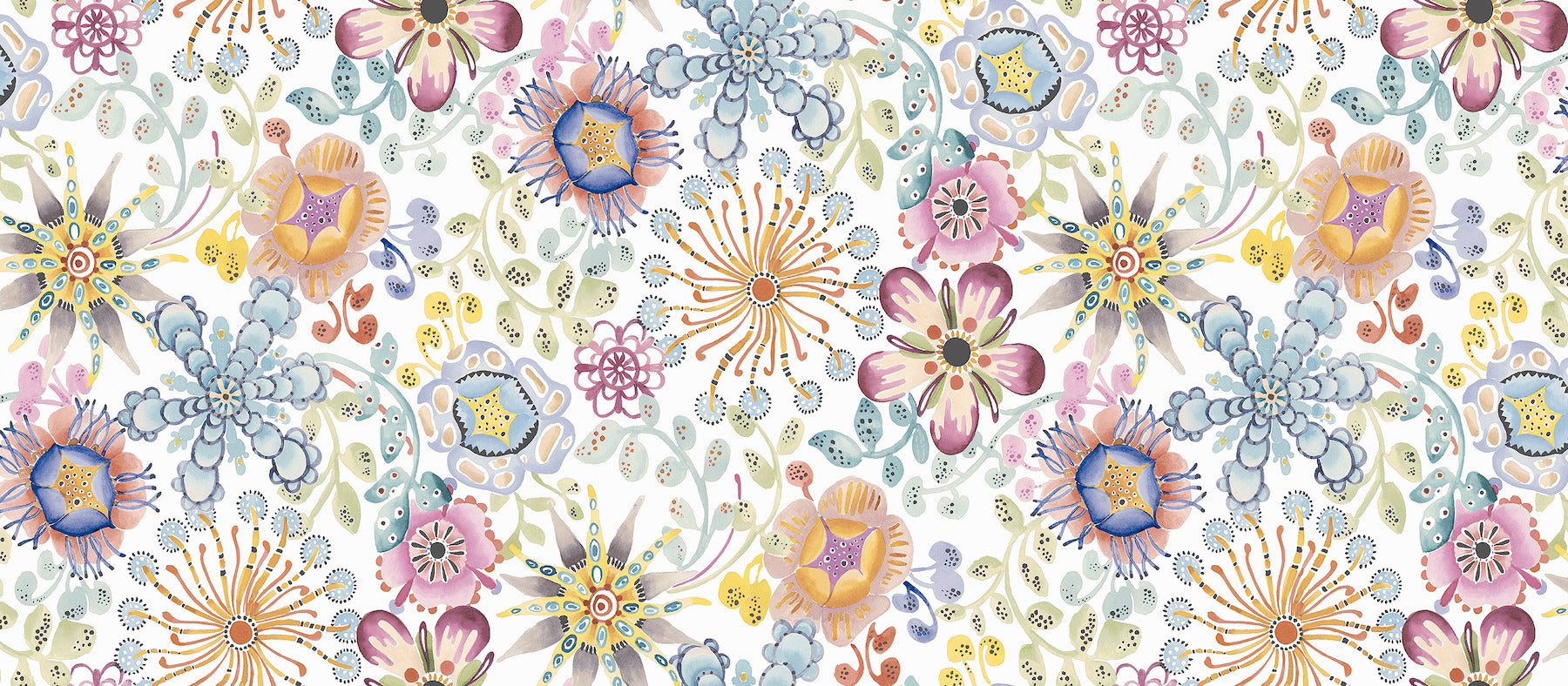 Magic Garden Wallpaper P&S Wallpaper Missoni Roll White / Off White