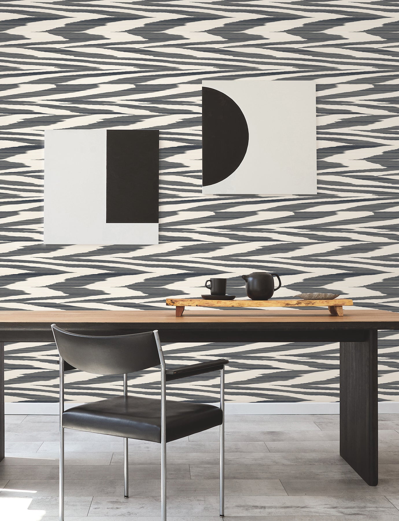 Flamed Zig Zag Wallpaper P&S Wallpaper Missoni