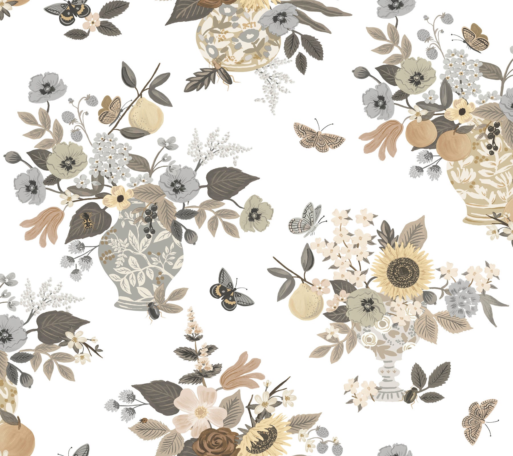 Flower Studies Wallpaper – York Wallcoverings
