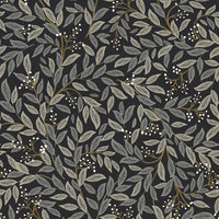 Willowberry Wallpaper Wallpaper Rifle Paper Co. Roll Black 