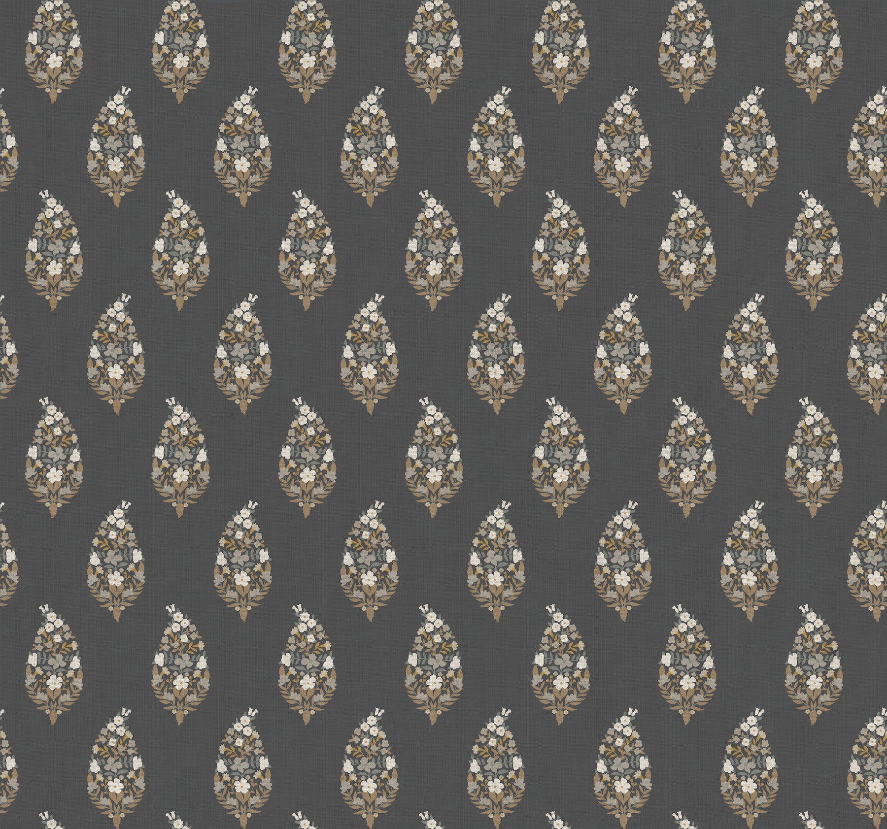 Paisley Wallpaper Wallpaper Rifle Paper Co. Roll Black 