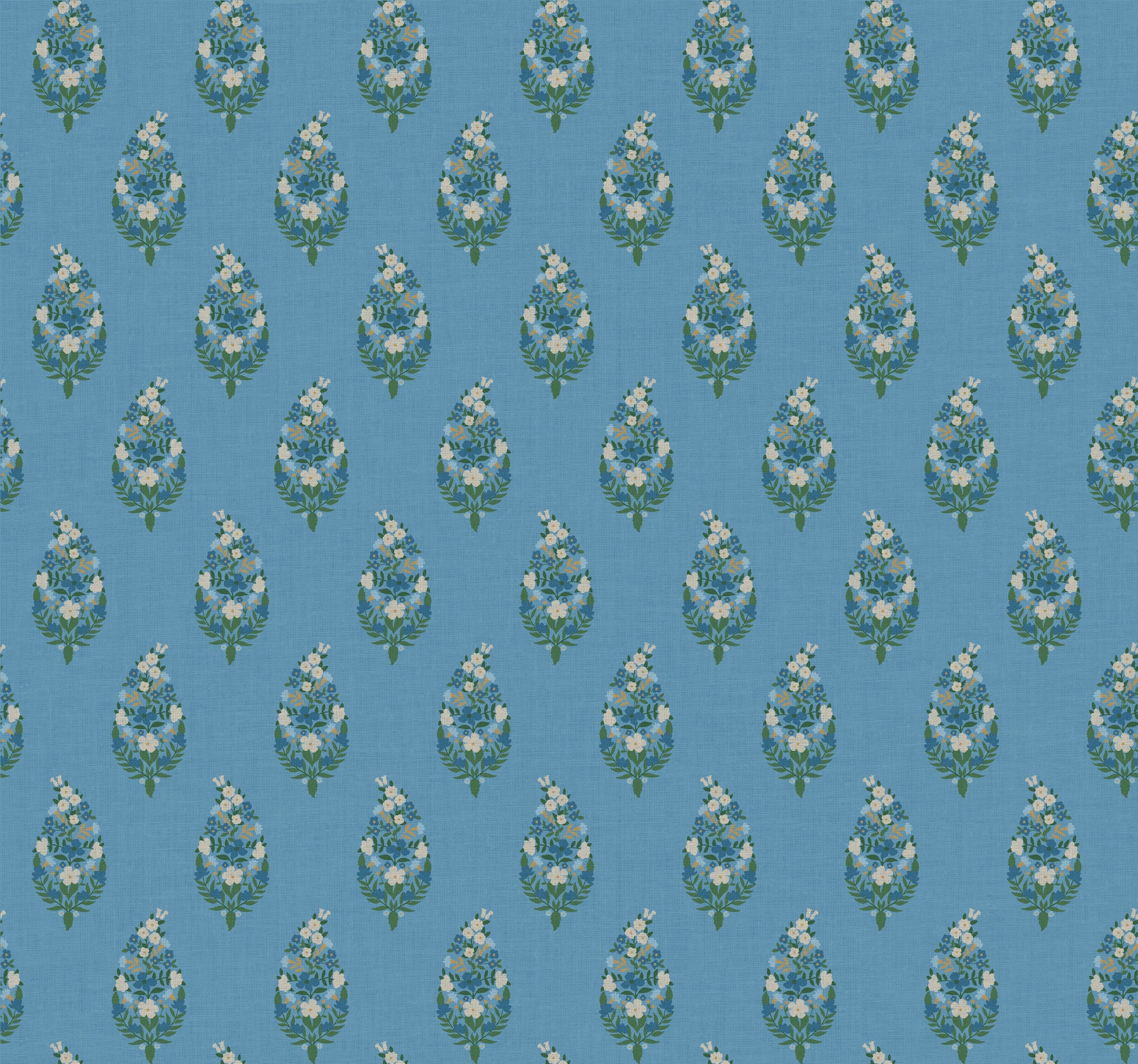 Paisley Wallpaper Wallpaper Rifle Paper Co. Roll Blue 