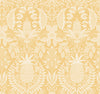 Pineapple Damask Wallpaper Wallpaper Rifle Paper Co. Roll Yellow 