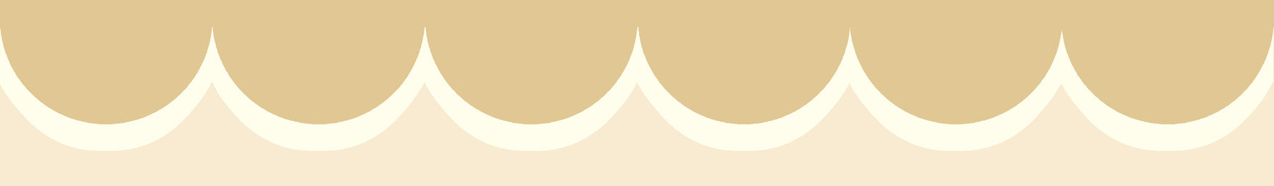 Scallop Wallpaper Trim Wallpaper Trim Rifle Paper Co. Roll Linen 