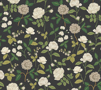 Roses Wallpaper Wallpaper Rifle Paper Co. Roll Black 