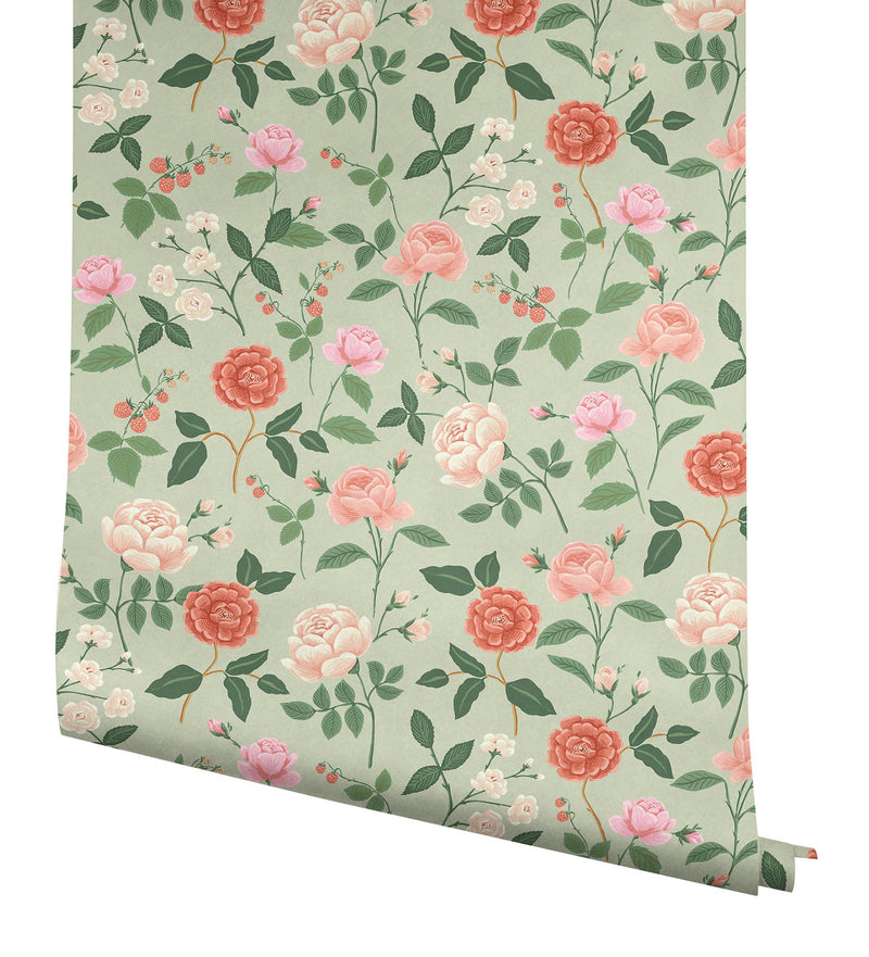 Roses Wallpaper Wallpaper Rifle Paper Co.   