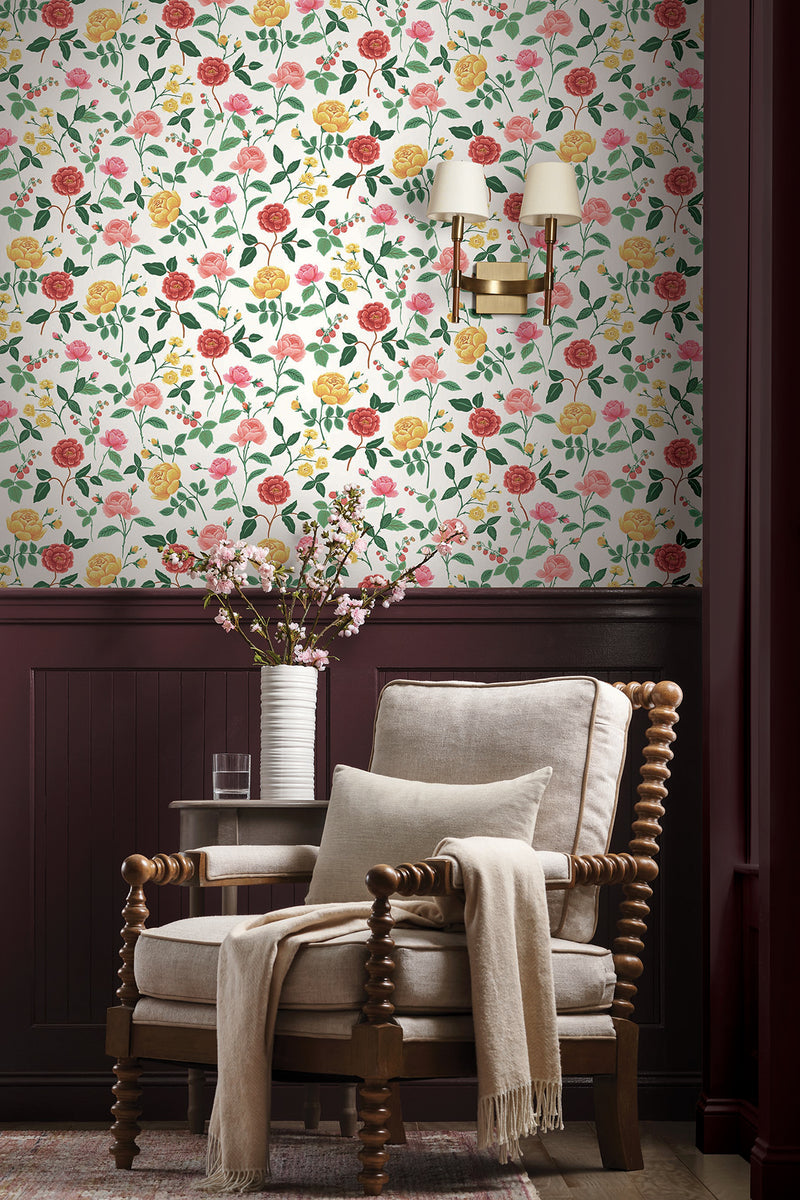 Roses Wallpaper Wallpaper Rifle Paper Co.   