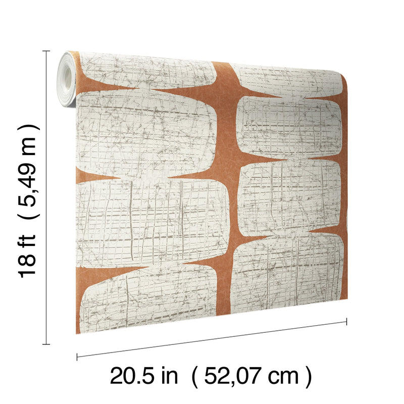 Mid-Century Beads Peel and Stick Wallpaper Peel and Stick Wallpaper RoomMates   