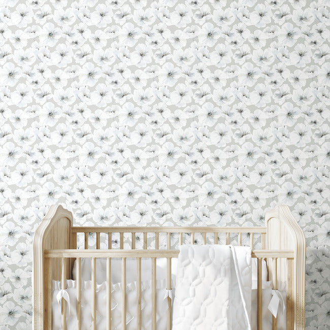 Tamara Day Hawthorn Blossom Wallpaper Peel and Stick Wallpaper RoomMates   