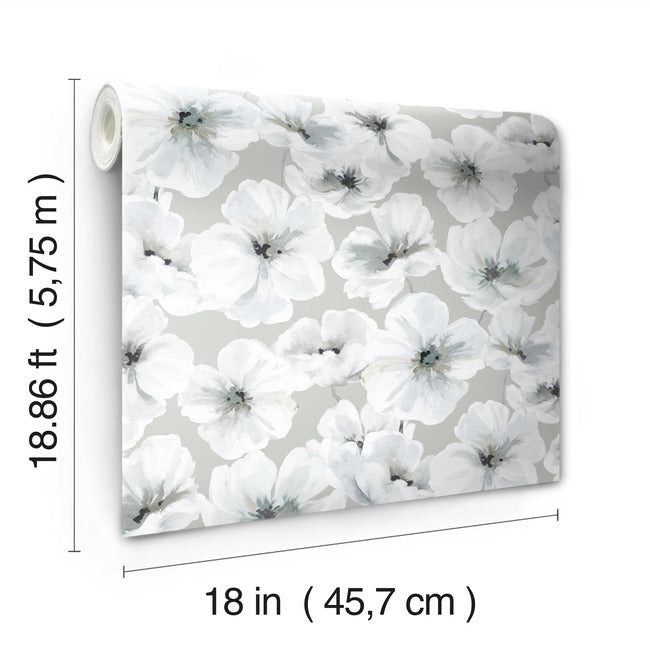 Tamara Day Hawthorn Blossom Wallpaper Peel and Stick Wallpaper RoomMates   