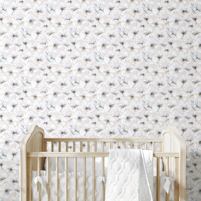 Tamara Day Hawthorn Blossom Wallpaper Peel and Stick Wallpaper RoomMates   