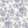 Tamara Day Flower Girl Wallpaper Peel and Stick Wallpaper RoomMates Roll Blue 