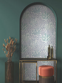 Coral Leaves Wallpaper Wallpaper York Wallcoverings   