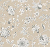 Sutton Wallpaper Wallpaper York Wallcoverings Double Roll Taupe 