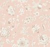 Sutton Wallpaper Wallpaper York Wallcoverings Double Roll Blush 