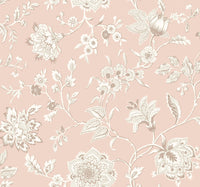 Sutton Wallpaper Wallpaper York Wallcoverings Double Roll Blush 