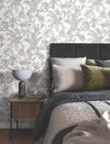 Tropical Sketch Toile Wallpaper Wallpaper York Wallcoverings   