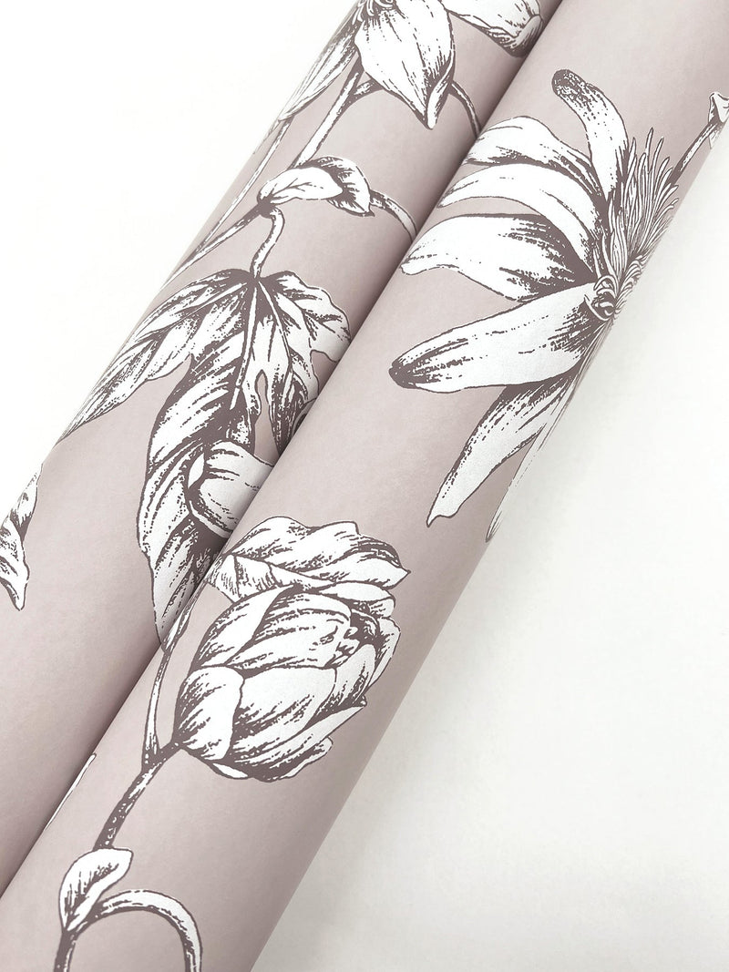 Passion Flower Toile Wallpaper Wallpaper York Wallcoverings   