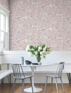 Passion Flower Toile Wallpaper Wallpaper York Wallcoverings   