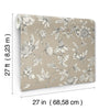 Passion Flower Toile Wallpaper Wallpaper York Wallcoverings   