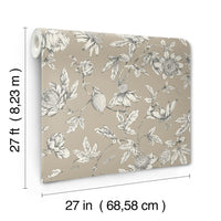 Passion Flower Toile Wallpaper Wallpaper York Wallcoverings   