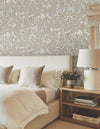 Passion Flower Toile Wallpaper Wallpaper York Wallcoverings   