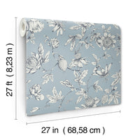 Passion Flower Toile Wallpaper Wallpaper York Wallcoverings   