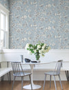 Passion Flower Toile Wallpaper Wallpaper York Wallcoverings   