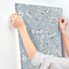 Passion Flower Toile Wallpaper Wallpaper York Wallcoverings   