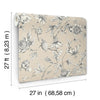 Passion Flower Toile Wallpaper Wallpaper York Wallcoverings   