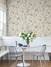 Passion Flower Toile Wallpaper Wallpaper York Wallcoverings   
