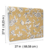 Passion Flower Toile Wallpaper Wallpaper York Wallcoverings   
