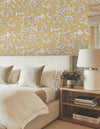 Passion Flower Toile Wallpaper Wallpaper York Wallcoverings   