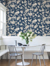 Passion Flower Toile Wallpaper Wallpaper York Wallcoverings   