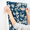 Passion Flower Toile Wallpaper Wallpaper York Wallcoverings   