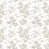 Anemone Toile Wallpaper Wallpaper York Wallcoverings Double Roll Taupe 