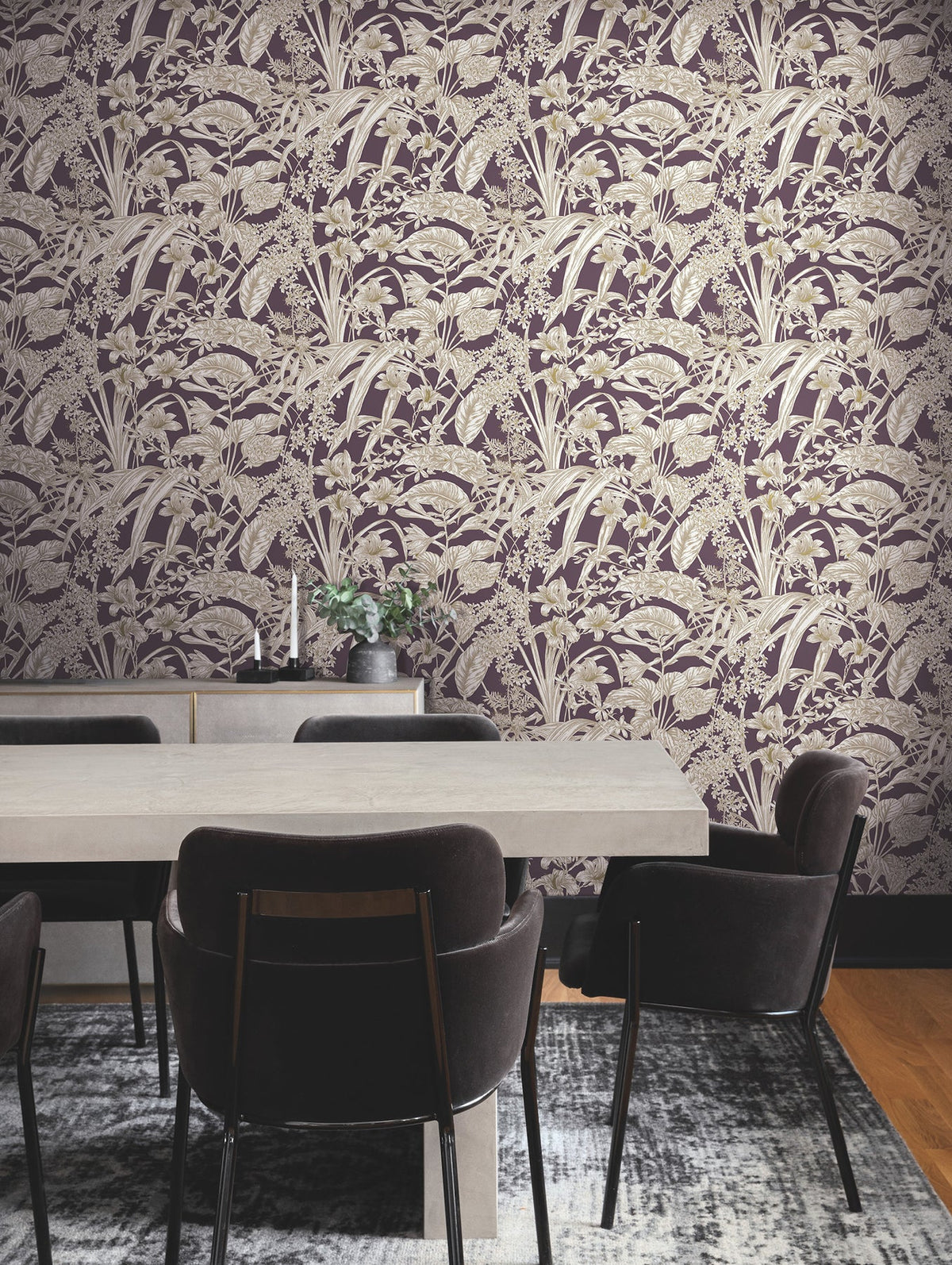 Orchid Conservatory Toile Wallpaper Wallpaper York Wallcoverings   