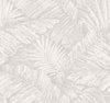 Palm Cove Toile Wallpaper Wallpaper York Wallcoverings Double Roll White/Grey 