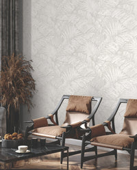 Palm Cove Toile Wallpaper Wallpaper York Wallcoverings   