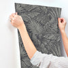 Palm Cove Toile Wallpaper Wallpaper York Wallcoverings   