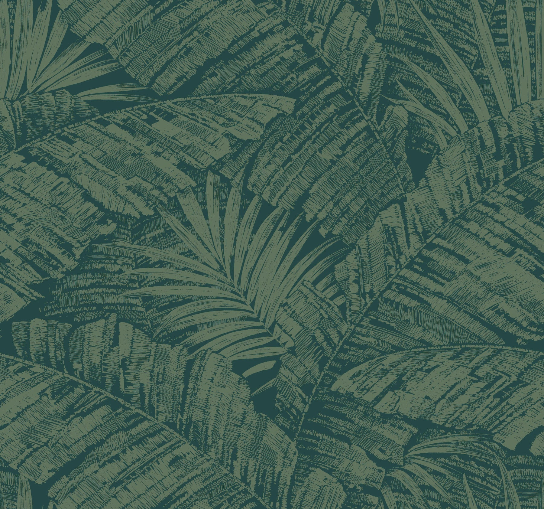 Palm Cove Toile Wallpaper Wallpaper York Wallcoverings Double Roll Emerald Forest 