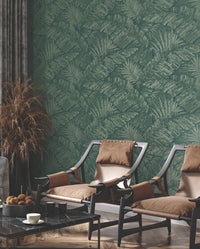 Palm Cove Toile Wallpaper Wallpaper York Wallcoverings   