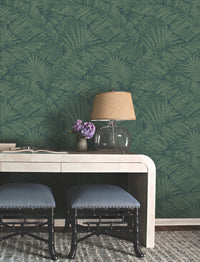 Palm Cove Toile Wallpaper Wallpaper York Wallcoverings   