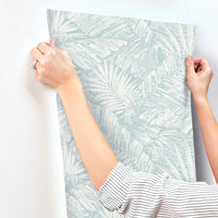 Palm Cove Toile Wallpaper Wallpaper York Wallcoverings   