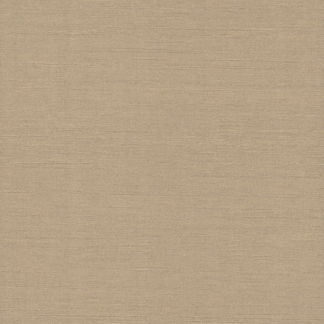 Shimmering Linen Wallpaper Wallpaper York Wallcoverings Double Roll Caramel 