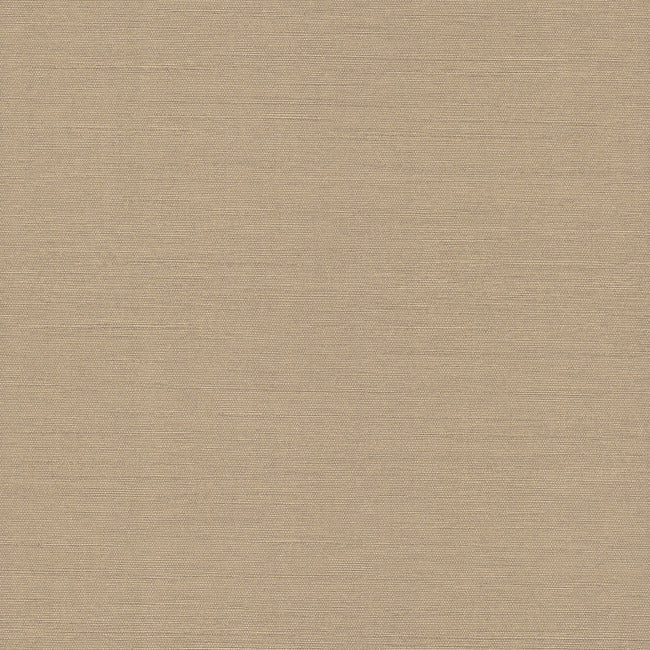 Shimmering Linen Wallpaper Wallpaper York Wallcoverings Double Roll Caramel 