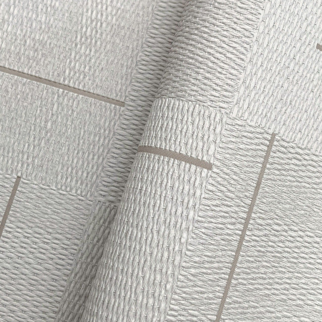 Geo Block Weave Wallpaper Wallpaper York Wallcoverings   