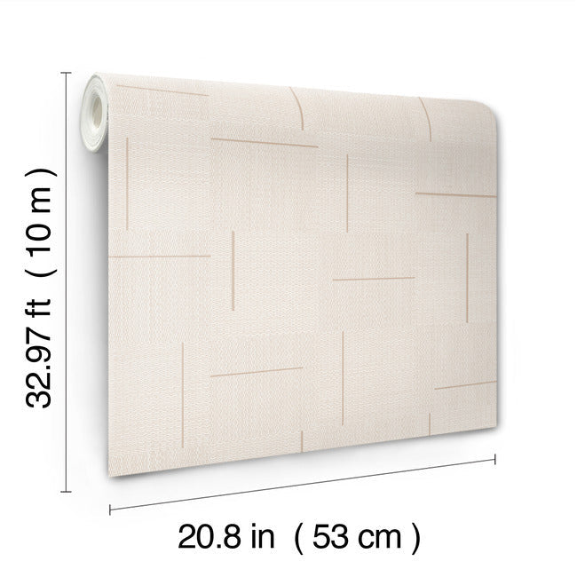 Geo Block Weave Wallpaper Wallpaper York Wallcoverings   
