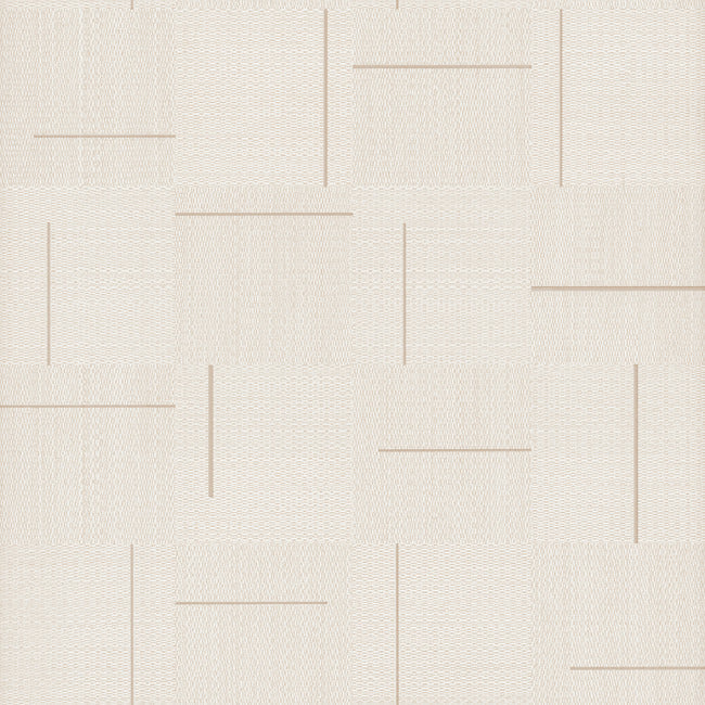 Geo Block Weave Wallpaper Wallpaper York Wallcoverings Double Roll Linen 