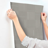 Geo Block Weave Wallpaper Wallpaper York Wallcoverings   